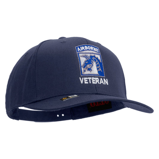 18th Airborne Corps Veteran Embroidered Solid Cotton Twill Pro Style Cap