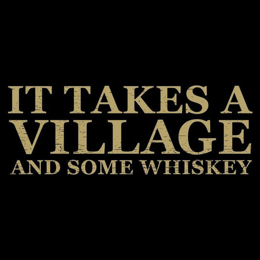 It Takes A Village T-Shirt - Black