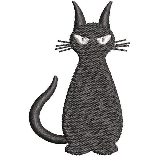Halloween Black Cat Logo
