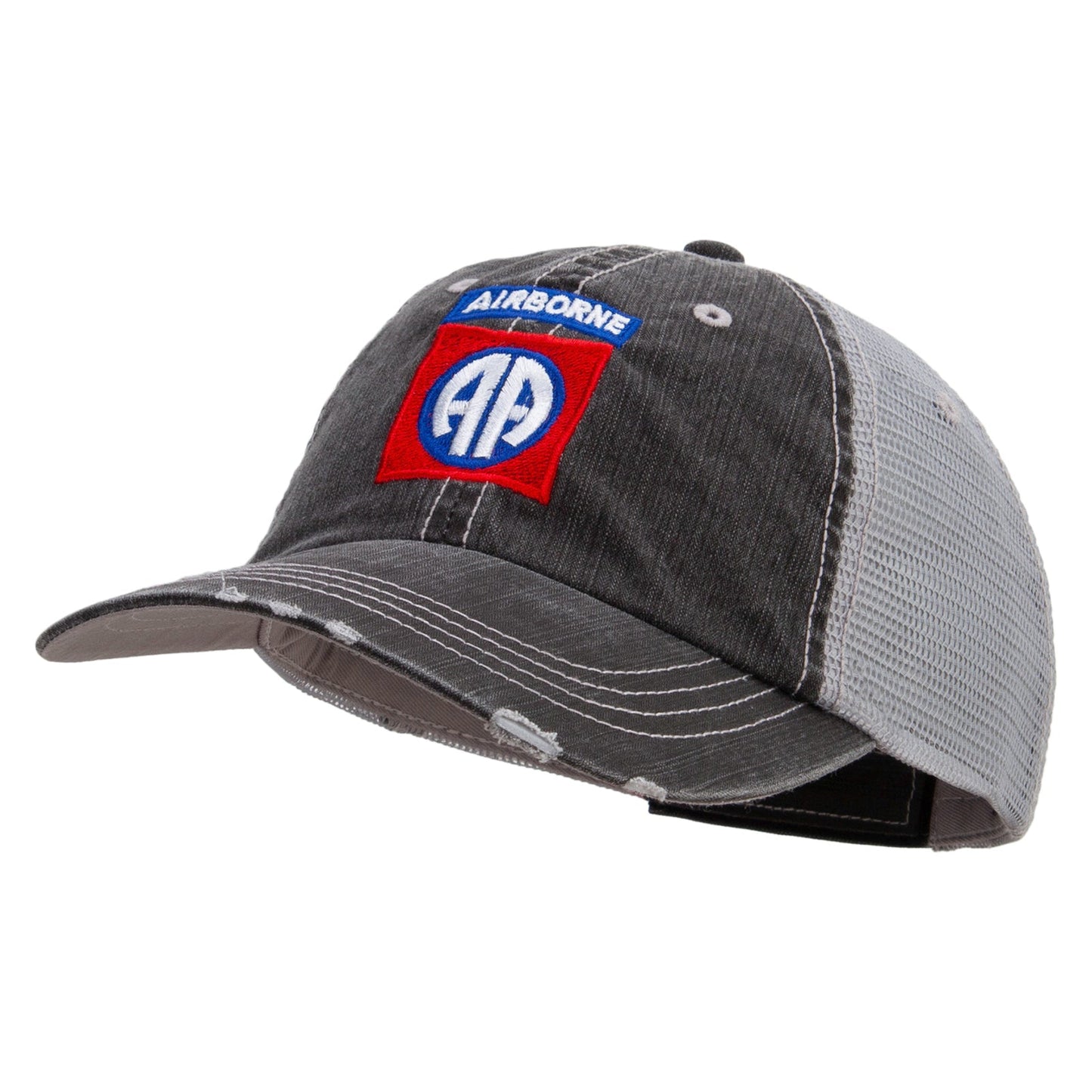 82nd Airborne Military Embroidered Low Profile Special Cotton Mesh Cap