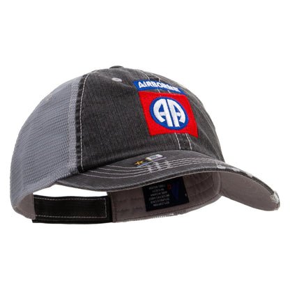 82nd Airborne Military Embroidered Low Profile Special Cotton Mesh Cap