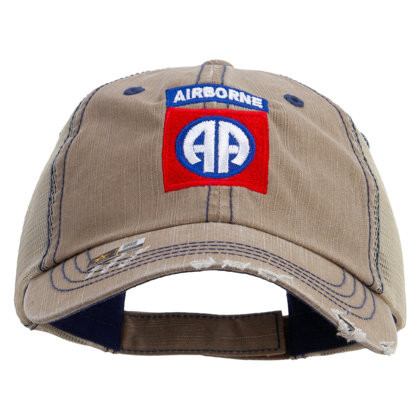 82nd Airborne Military Embroidered Low Profile Special Cotton Mesh Cap