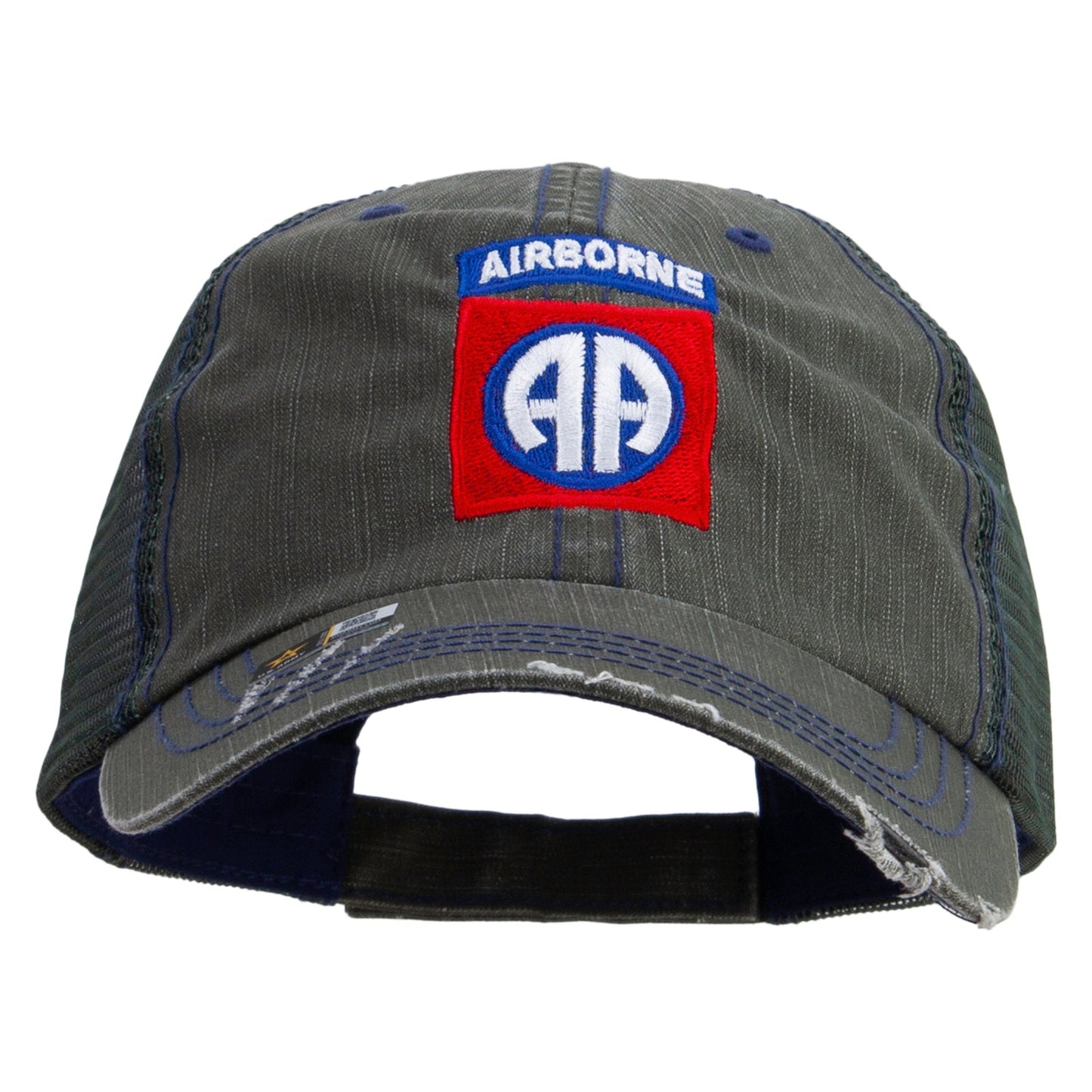 82nd Airborne Military Embroidered Low Profile Special Cotton Mesh Cap