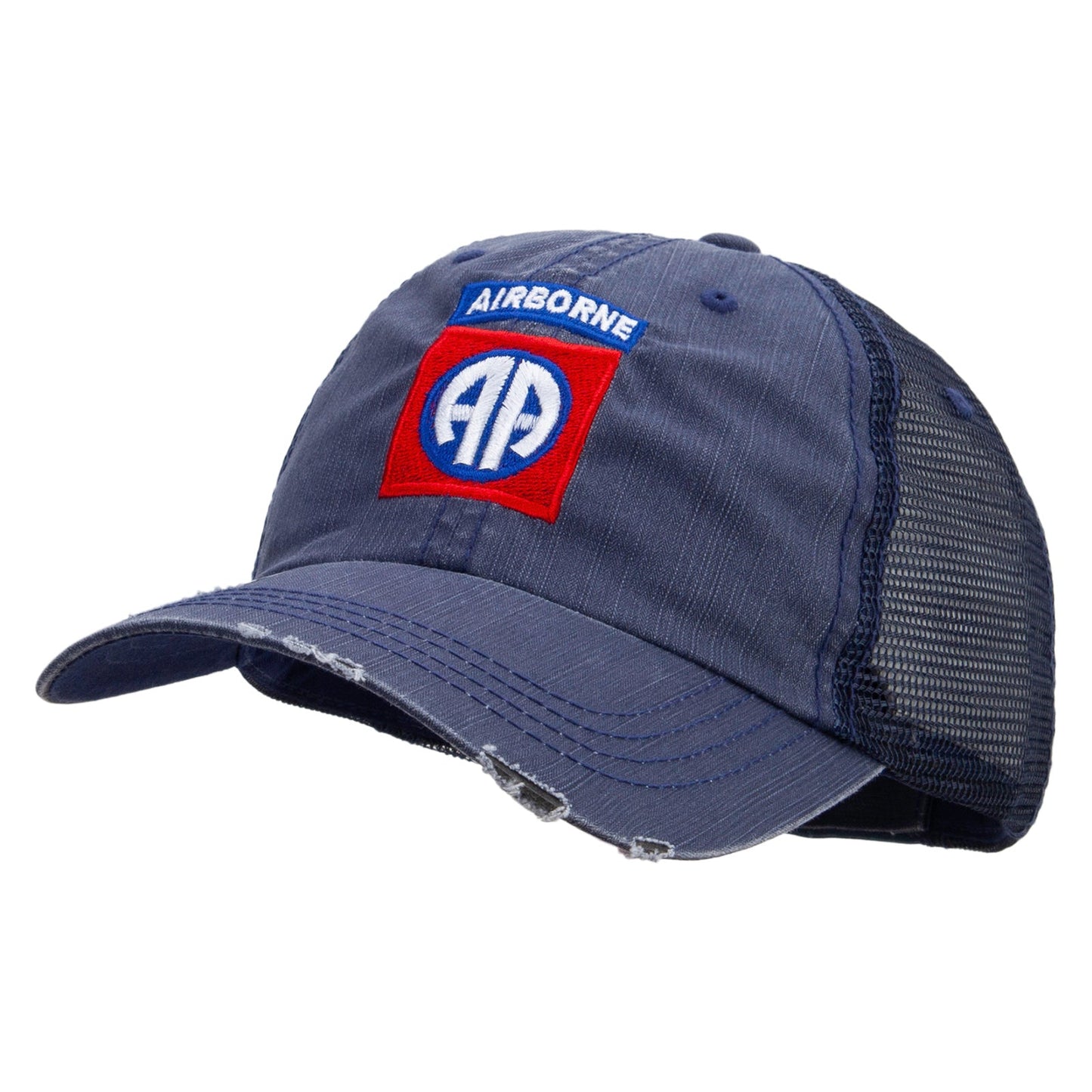 82nd Airborne Military Embroidered Low Profile Special Cotton Mesh Cap