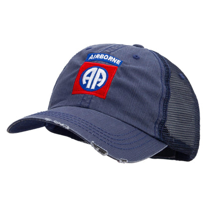 82nd Airborne Military Embroidered Low Profile Special Cotton Mesh Cap