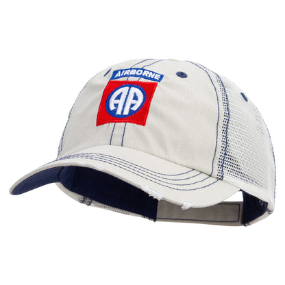 82nd Airborne Military Embroidered Low Profile Special Cotton Mesh Cap