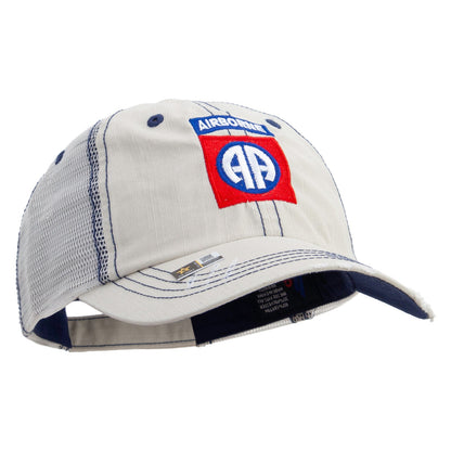 82nd Airborne Military Embroidered Low Profile Special Cotton Mesh Cap