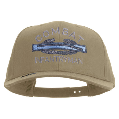 Combat Infantryman Embroidered Solid Cotton Twill Pro Style Cap