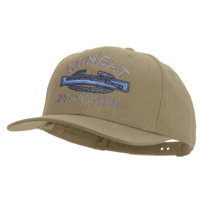 Combat Infantryman Embroidered Solid Cotton Twill Pro Style Cap