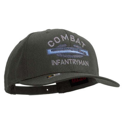 Combat Infantryman Embroidered Solid Cotton Twill Pro Style Cap