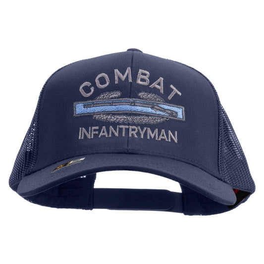 Combat Infantryman Embroidered Solid Cotton Twill Mesh Prostyle Cap
