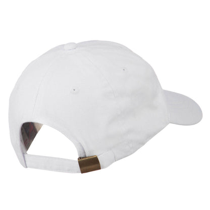 Iowa State Map Embroidered Washed Cap