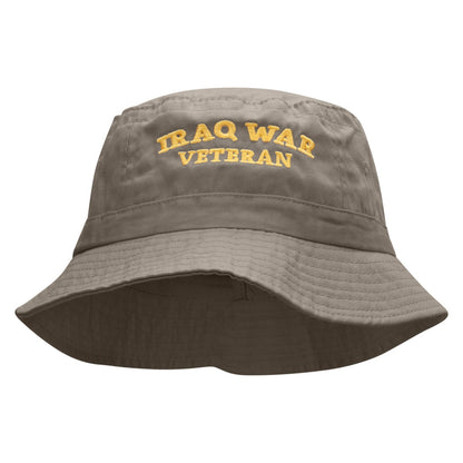 Iraq Veteran Embroidered Bucket Hat