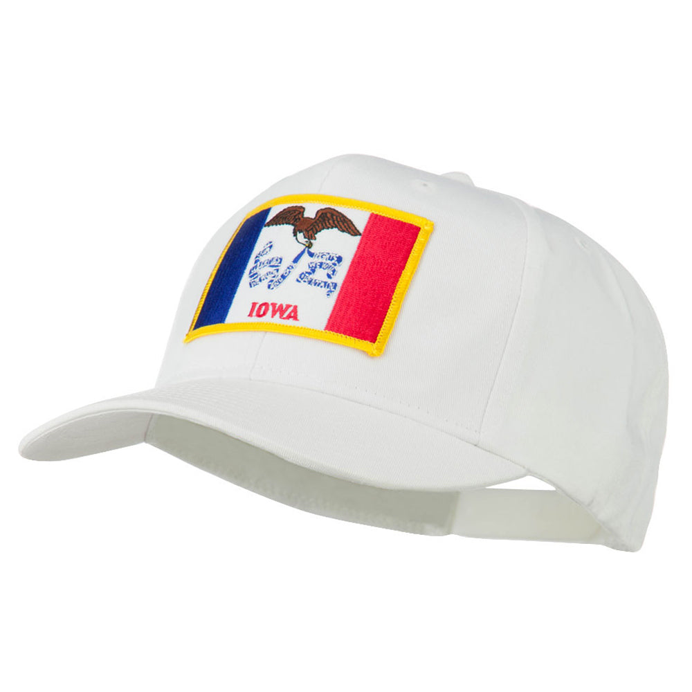 Middle State Iowa Embroidered Patch Cap