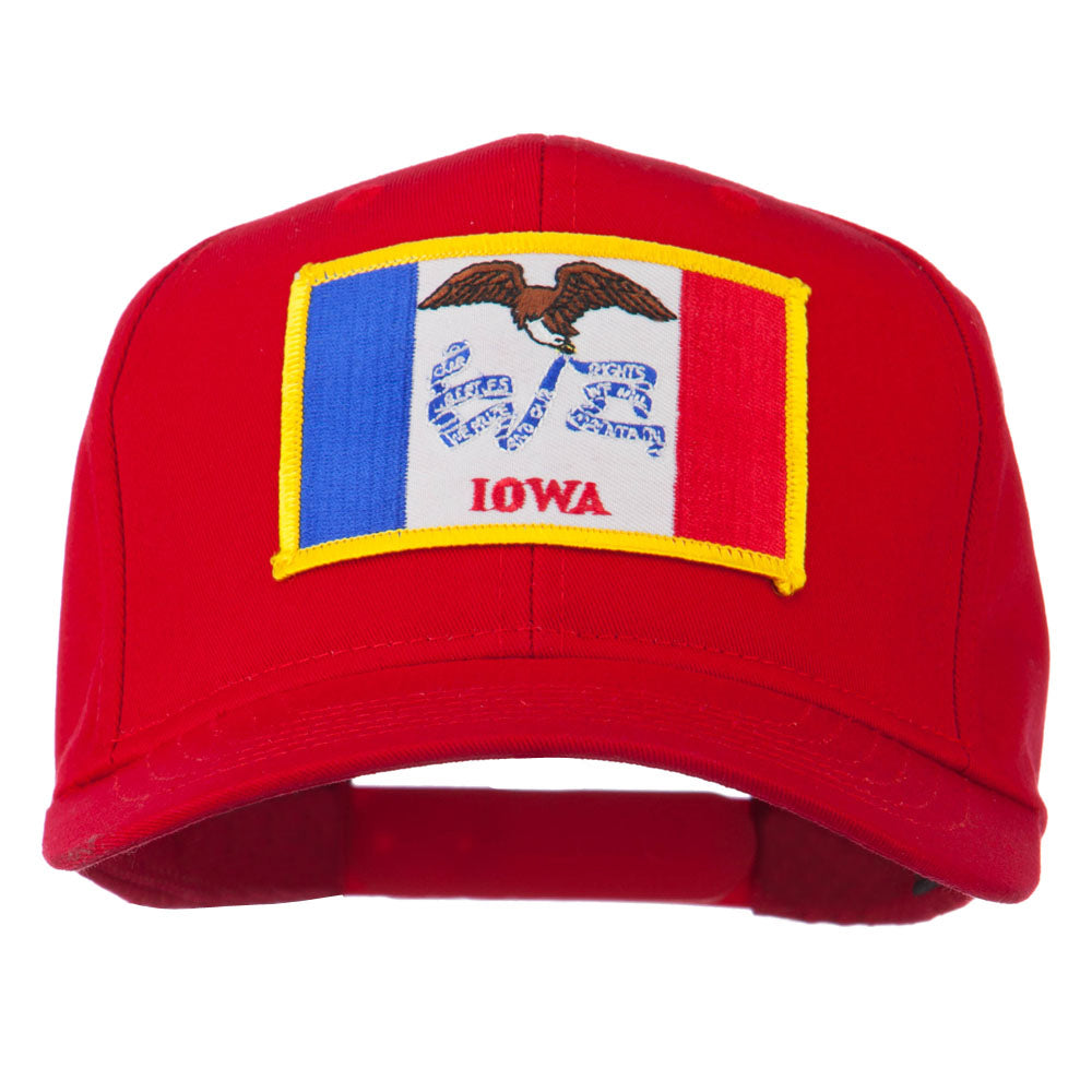 Middle State Iowa Embroidered Patch Cap