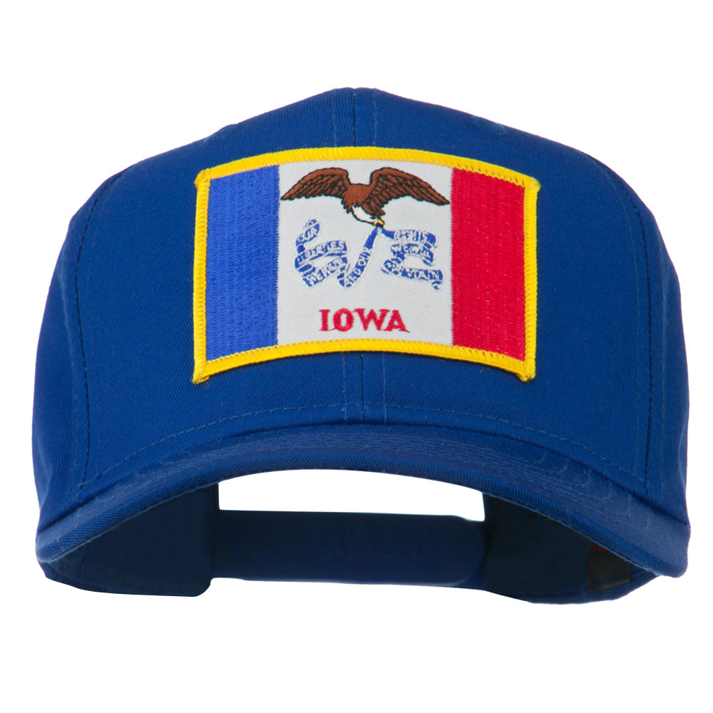 Middle State Iowa Embroidered Patch Cap