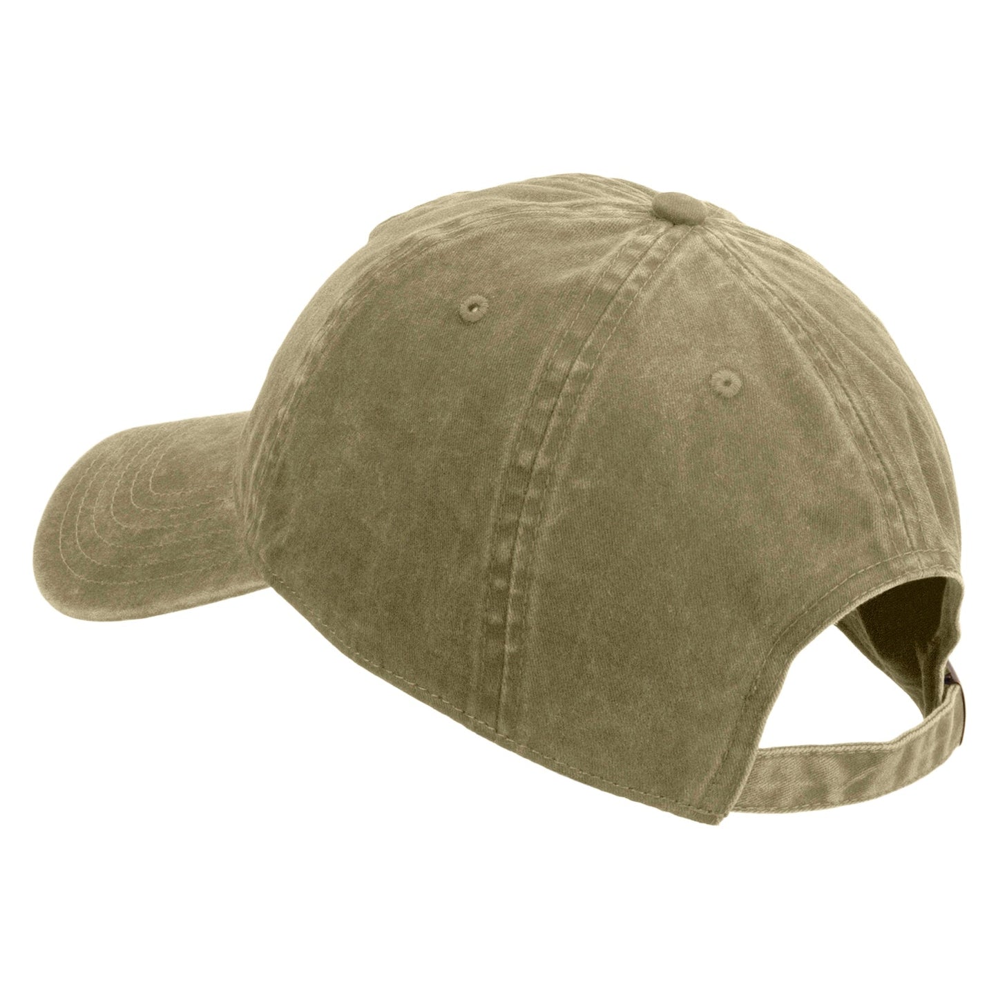 11th Airborne Division Veteran Embroidered Washed Solid Pigment Dyed Cotton Twill Brass Buckle Cap
