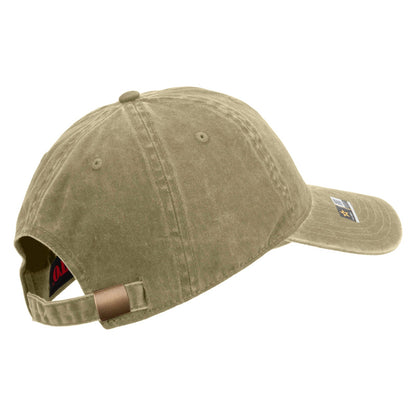 11th Airborne Division Veteran Embroidered Washed Solid Pigment Dyed Cotton Twill Brass Buckle Cap