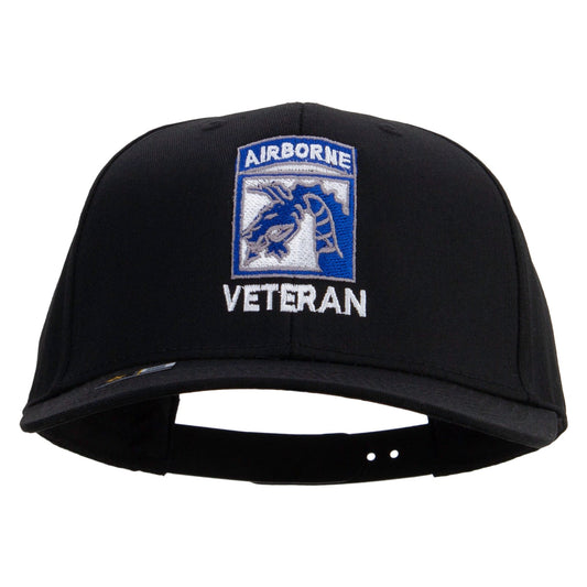 18th Airborne Corps Veteran Embroidered Solid Cotton Twill Pro Style Cap