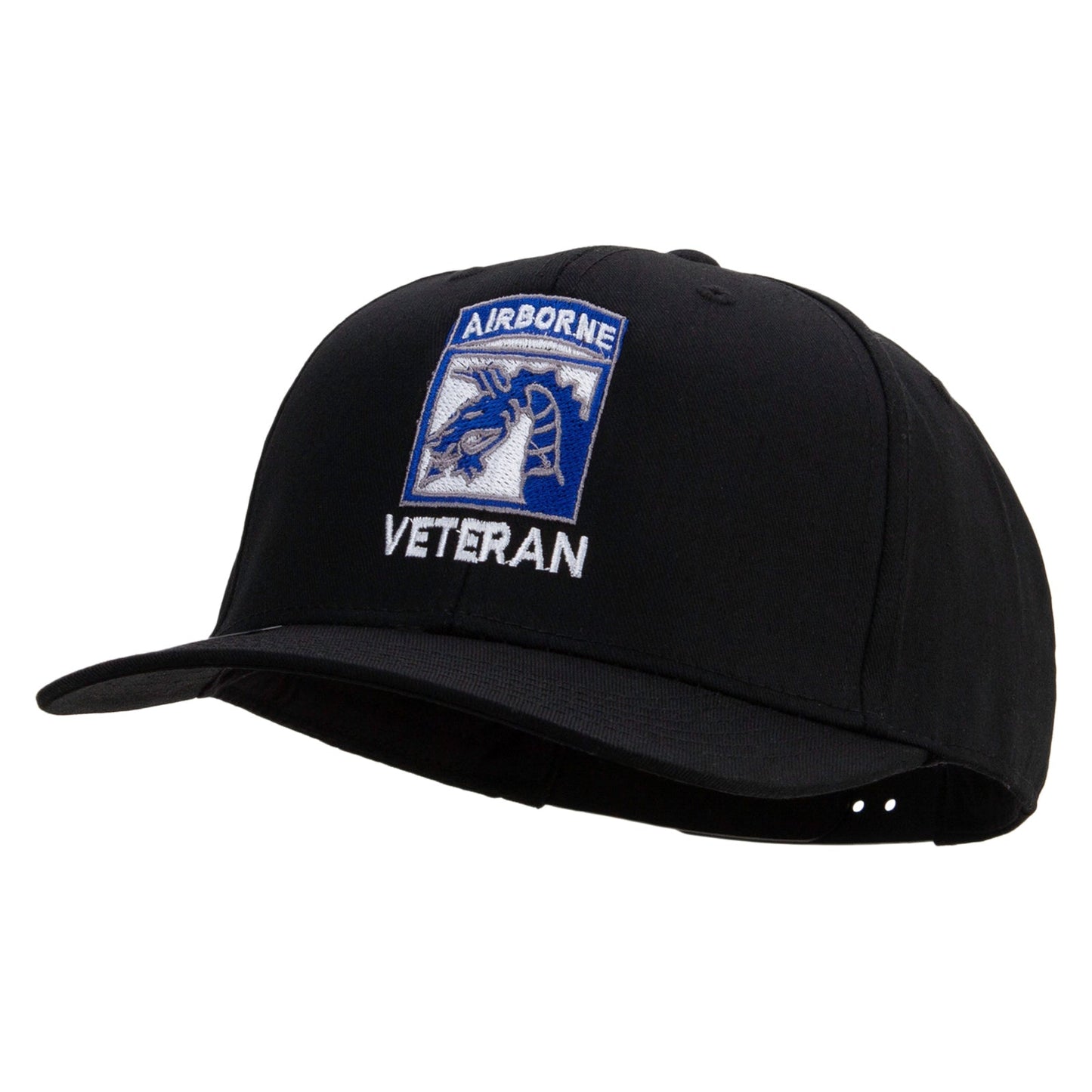 18th Airborne Corps Veteran Embroidered Solid Cotton Twill Pro Style Cap