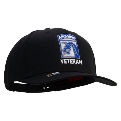 18th Airborne Corps Veteran Embroidered Solid Cotton Twill Pro Style Cap