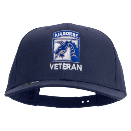 18th Airborne Corps Veteran Embroidered Solid Cotton Twill Pro Style Cap
