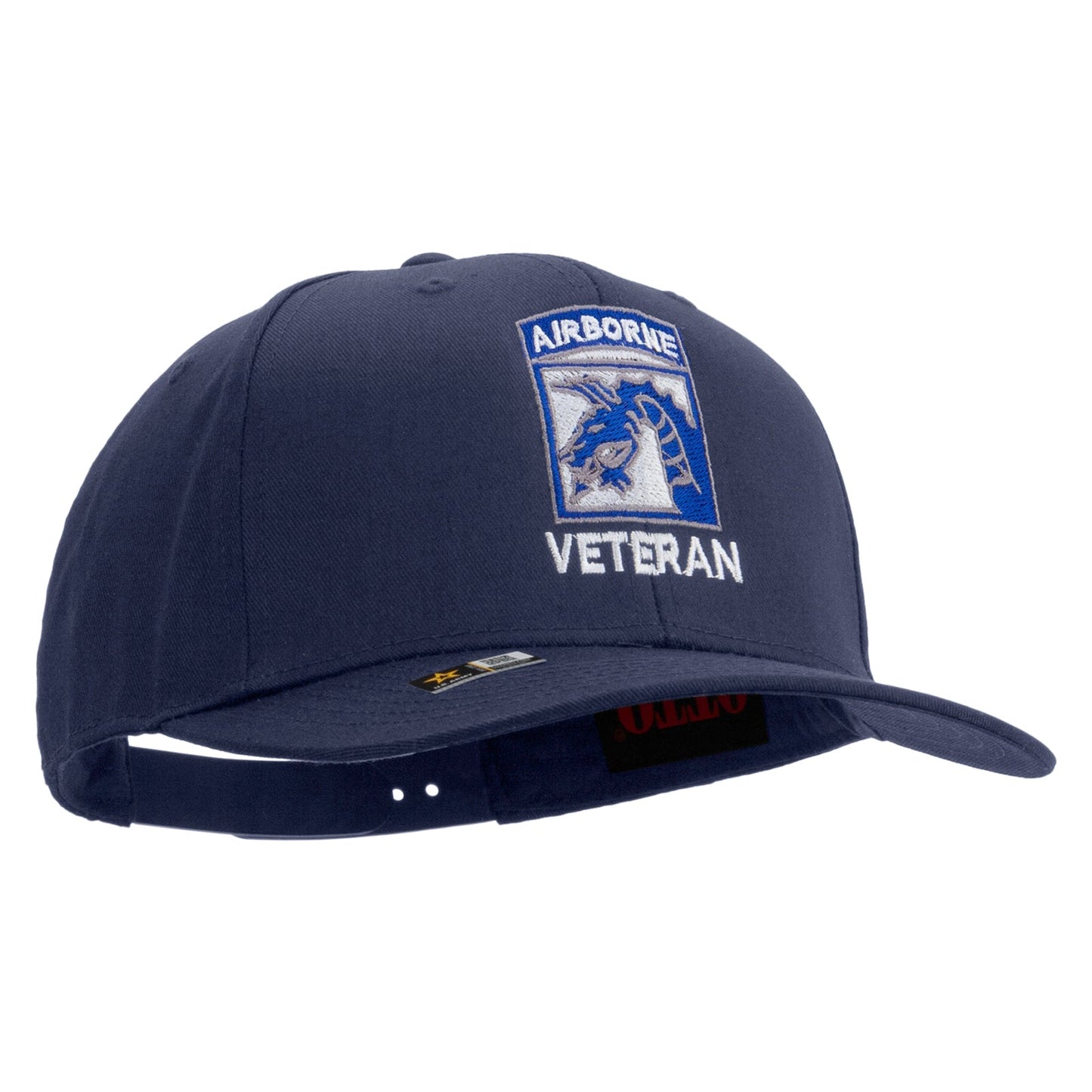 18th Airborne Corps Veteran Embroidered Solid Cotton Twill Pro Style Cap