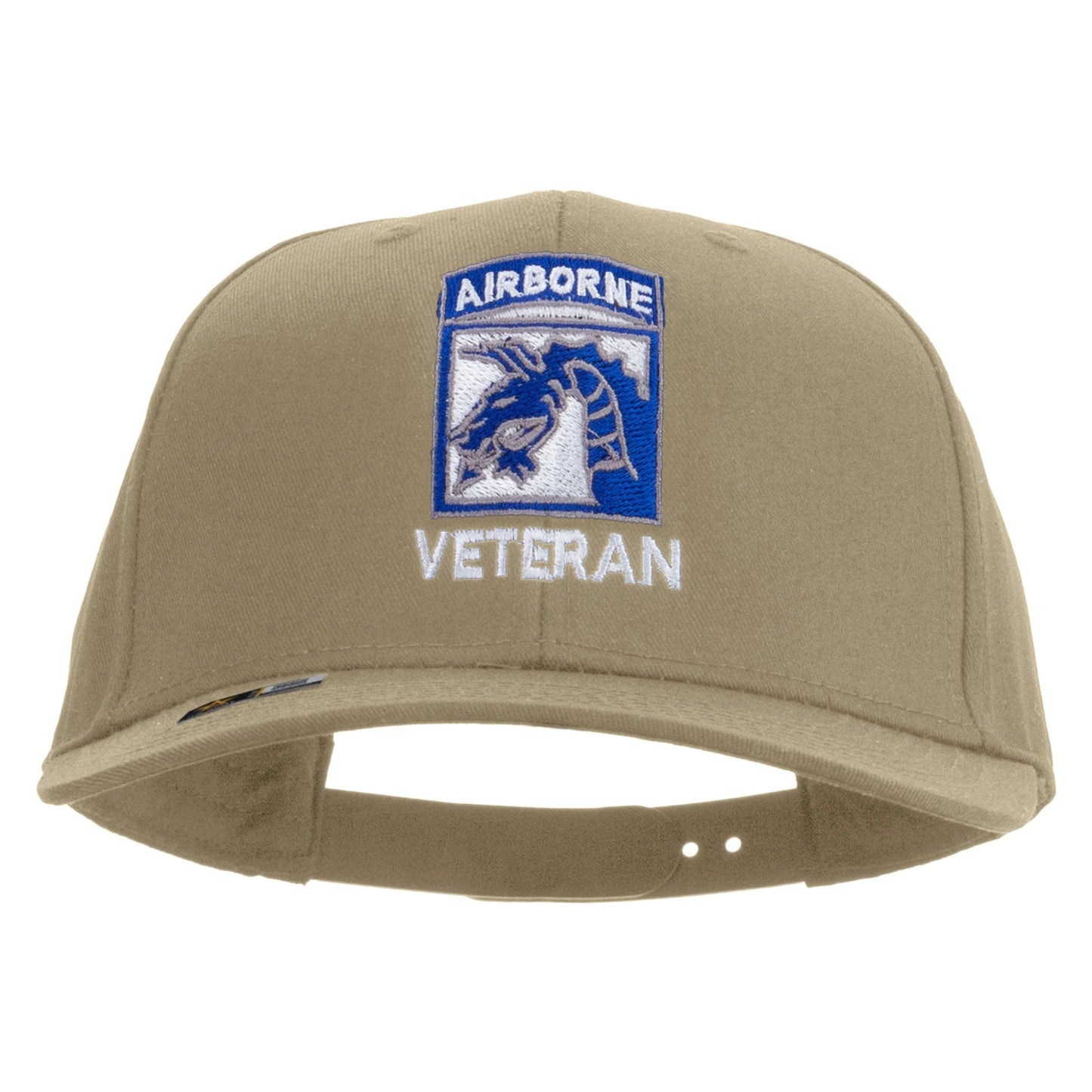 18th Airborne Corps Veteran Embroidered Solid Cotton Twill Pro Style Cap