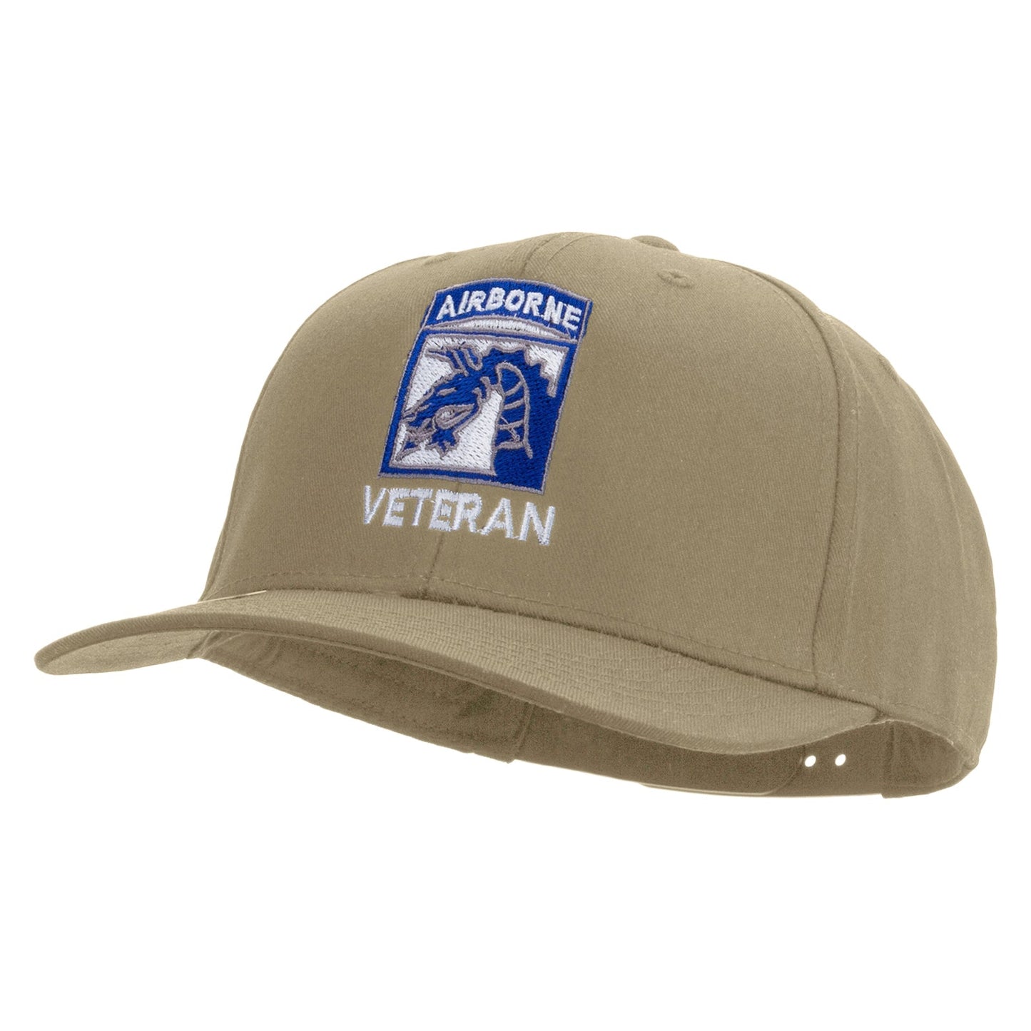 18th Airborne Corps Veteran Embroidered Solid Cotton Twill Pro Style Cap