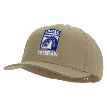 18th Airborne Corps Veteran Embroidered Solid Cotton Twill Pro Style Cap