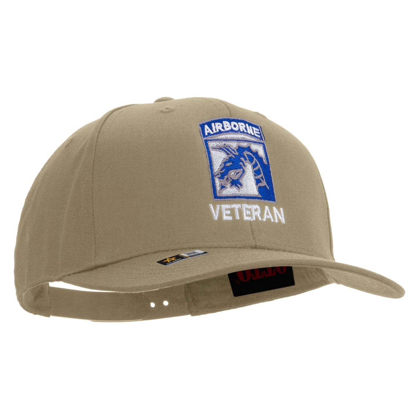 18th Airborne Corps Veteran Embroidered Solid Cotton Twill Pro Style Cap