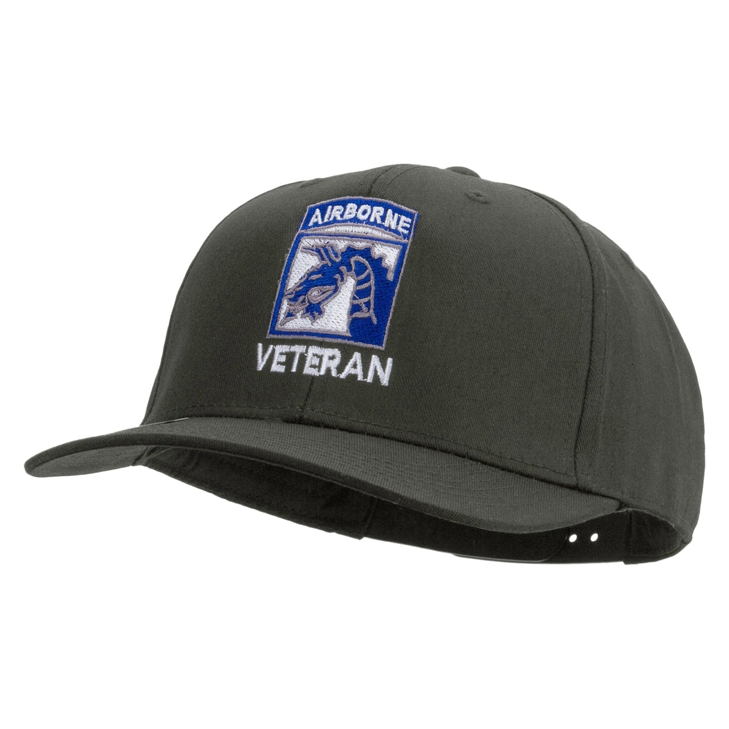 18th Airborne Corps Veteran Embroidered Solid Cotton Twill Pro Style Cap