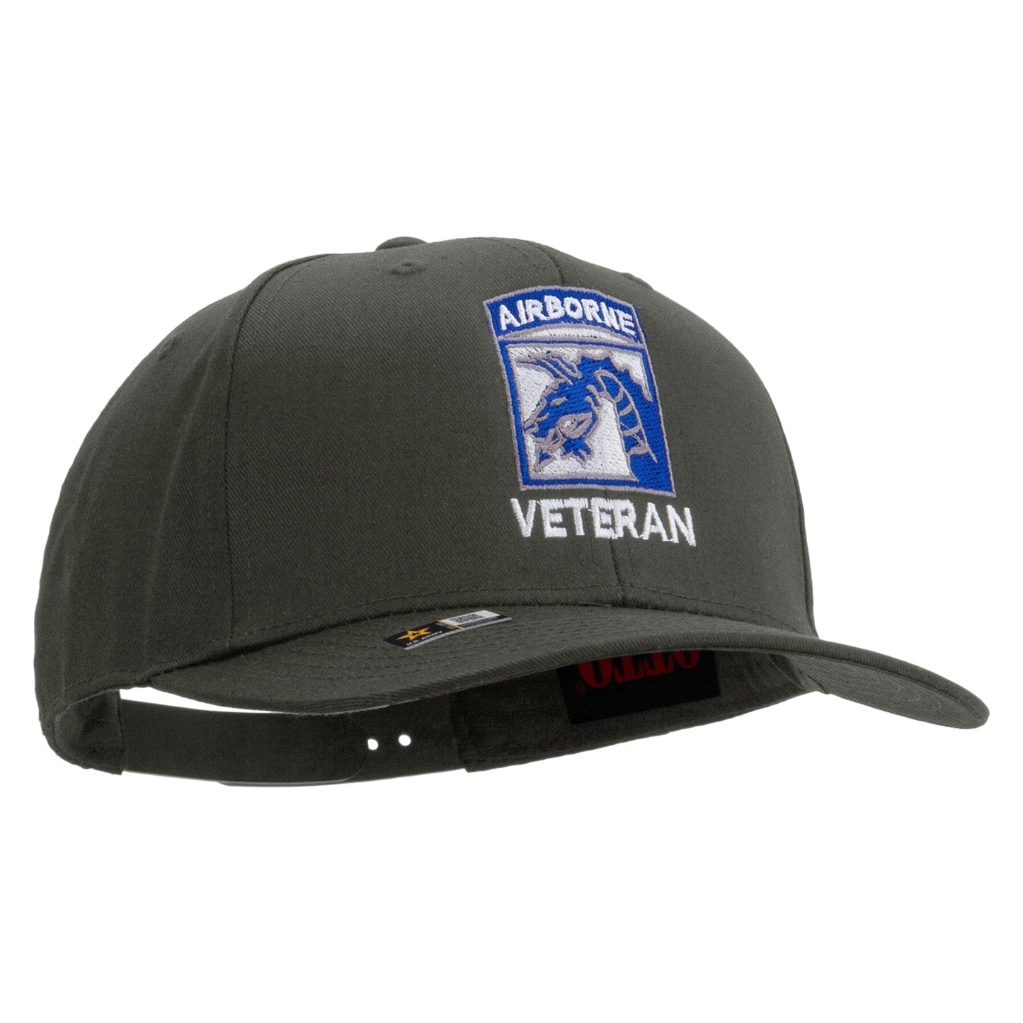 18th Airborne Corps Veteran Embroidered Solid Cotton Twill Pro Style Cap