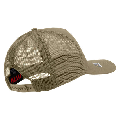 U.S. Army Retired Flag Embroidered Twill 5 panel Mesh Back Cap