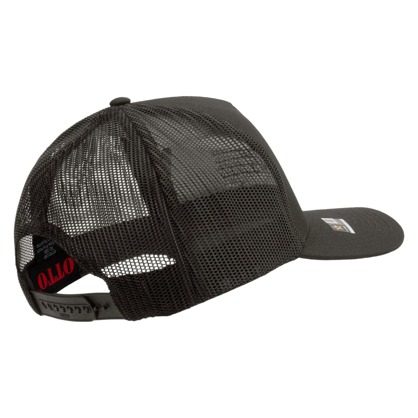 U.S. Army Retired Flag Embroidered Twill 5 panel Mesh Back Cap