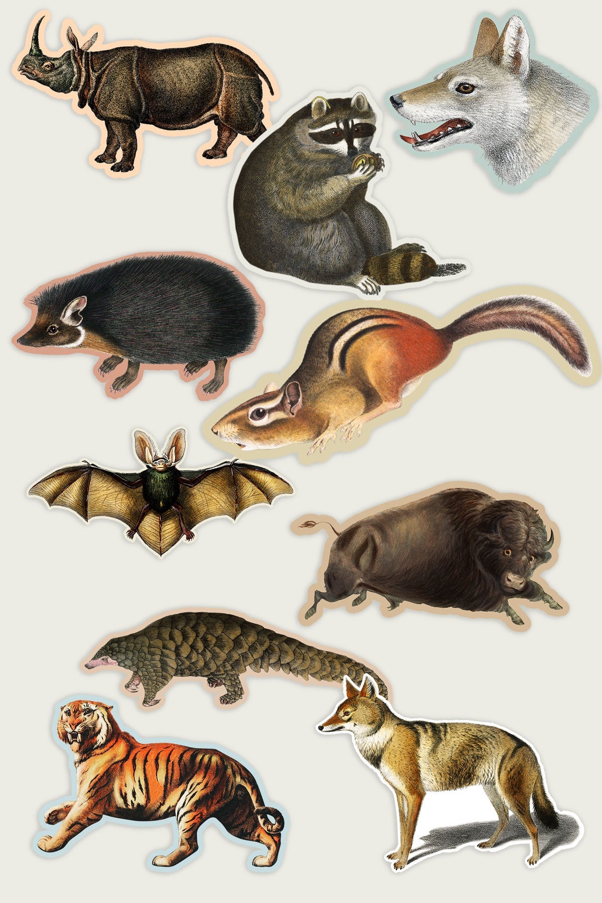 Sticker Bundle: Gap Filler Mammals