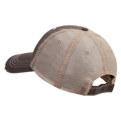 U.S. Army Veteran Military Embroidered Low Profile Special Cotton Mesh Cap