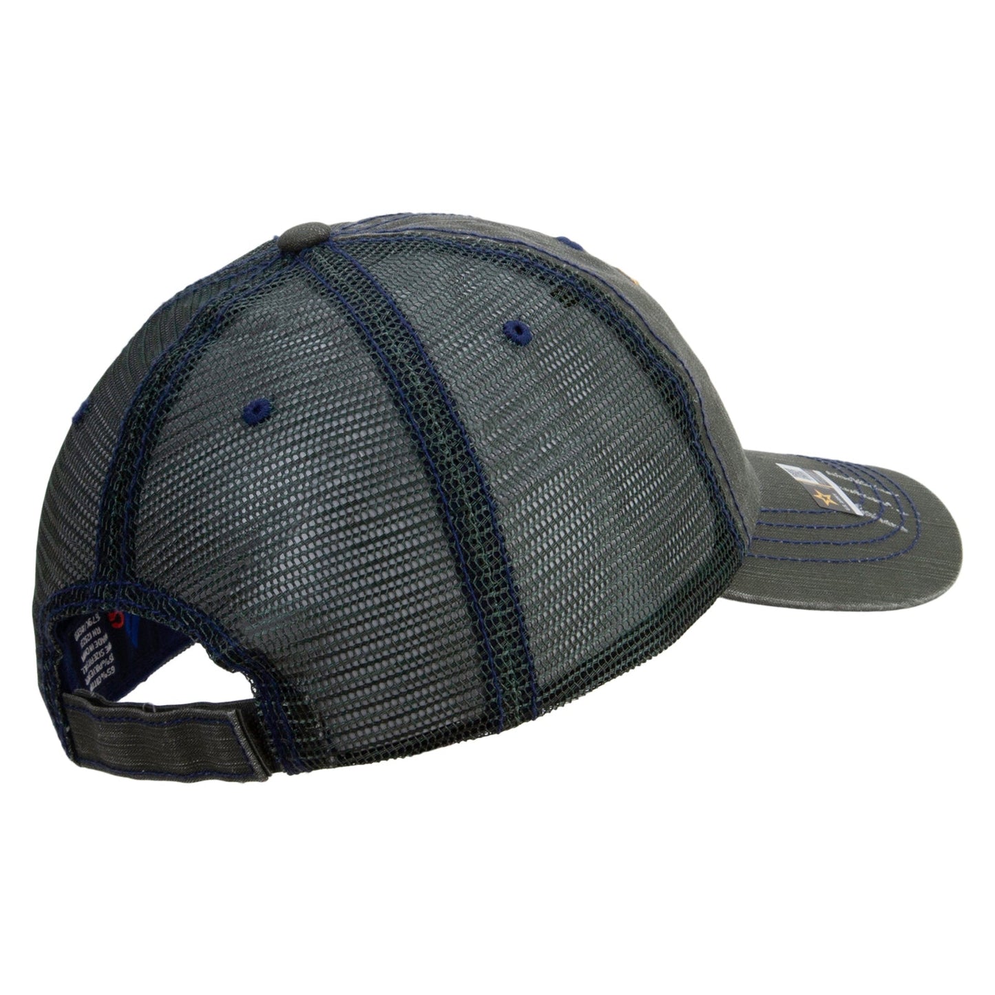 U.S. Army Veteran Military Embroidered Low Profile Special Cotton Mesh Cap