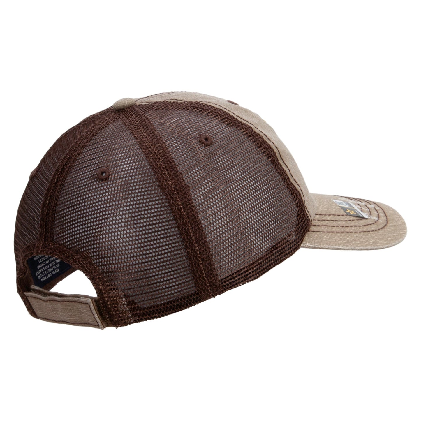 U.S. Army Veteran Military Embroidered Low Profile Special Cotton Mesh Cap